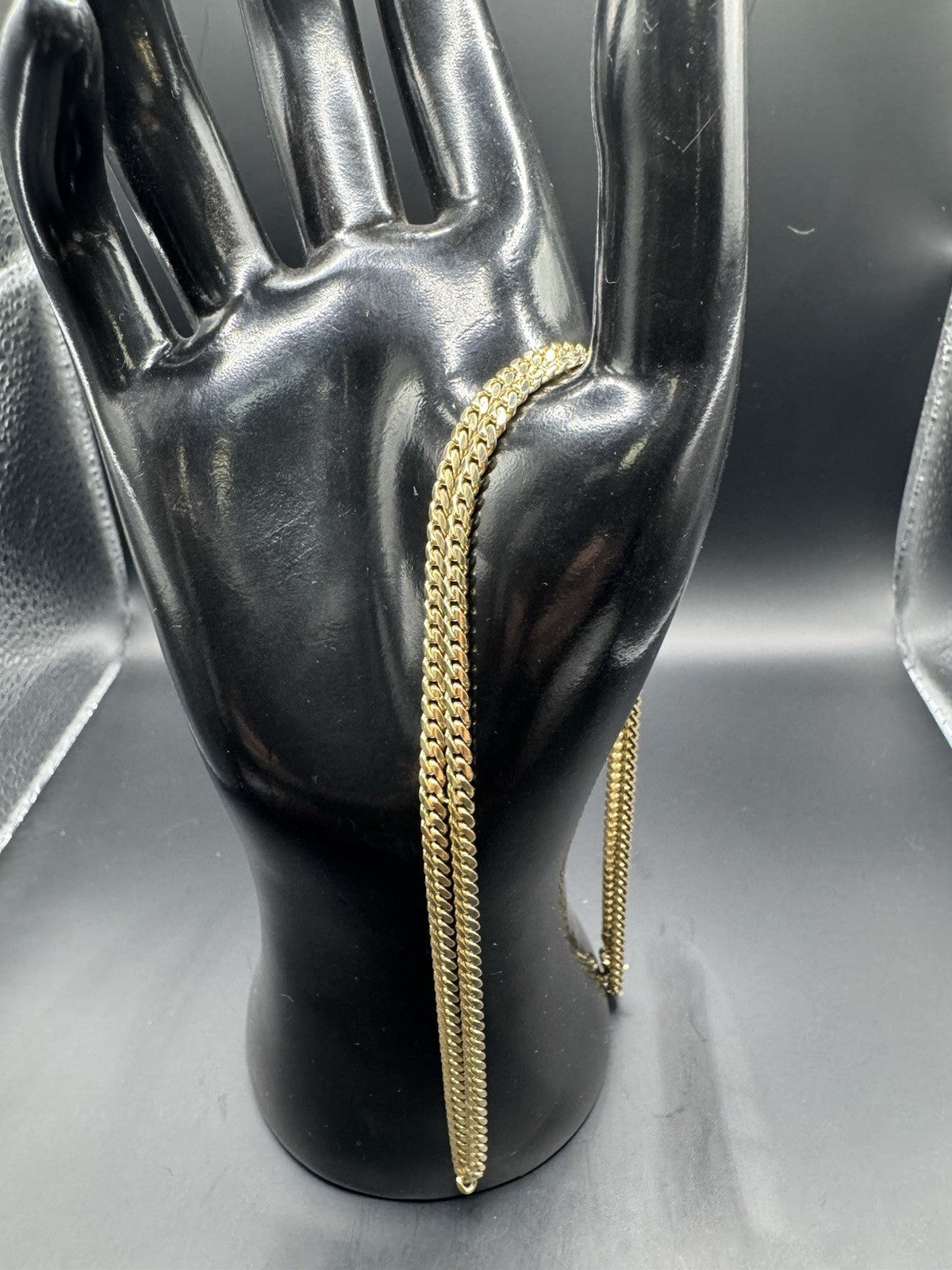 14K Yellow Gold Solid Miami Cuban Link Chain Necklace 3.29mm 22.25 in 18.5 Grams