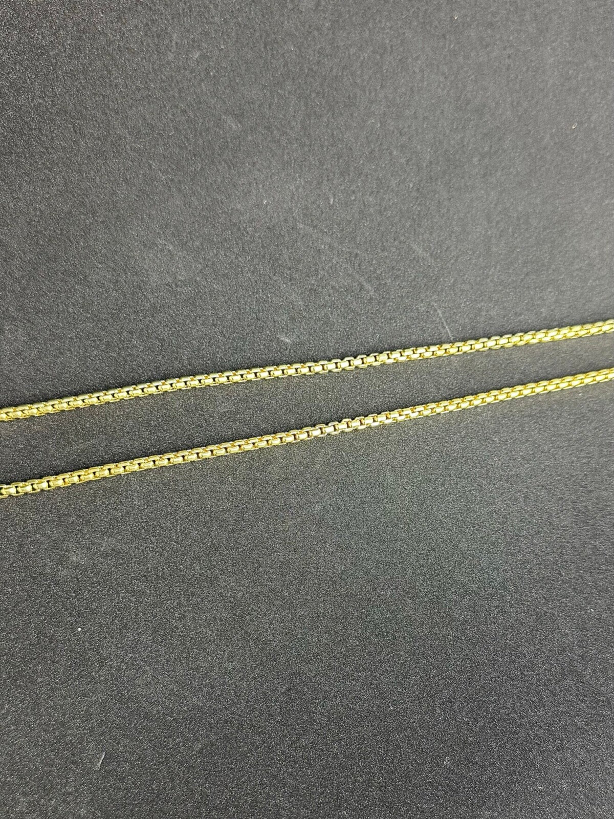 Classic Link Box Chain 14k Yellow Gold, 16g, 22in Length, 3.47mm Width Necklace