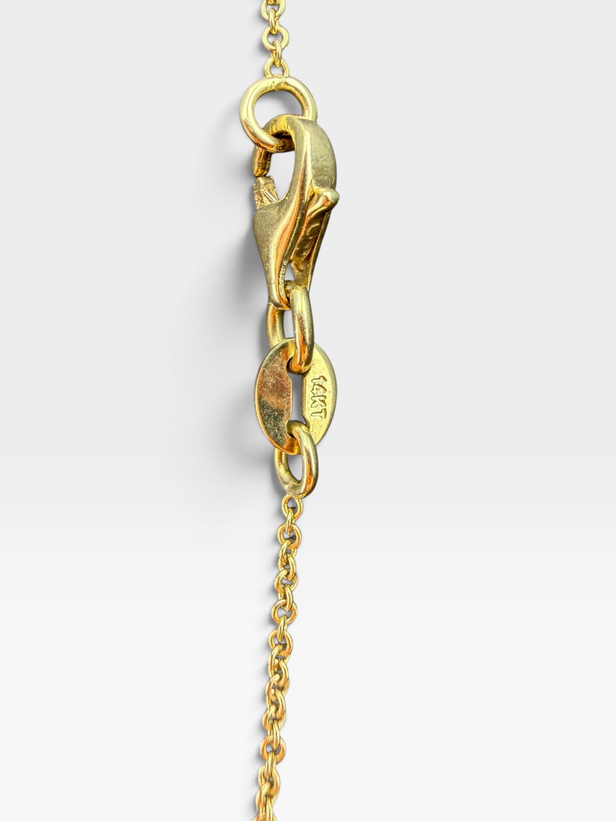 14K Yellow Gold Lab Grown Diamond Cross Pendant 18in Necklace ~2ct IGI