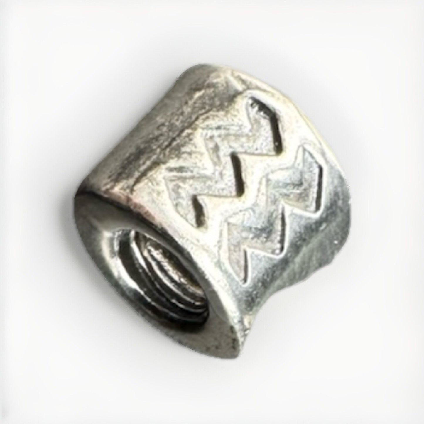 Pandora ALE 925 Sterling Silver Celestial Aquarius Zodiac Sign Slide Charm