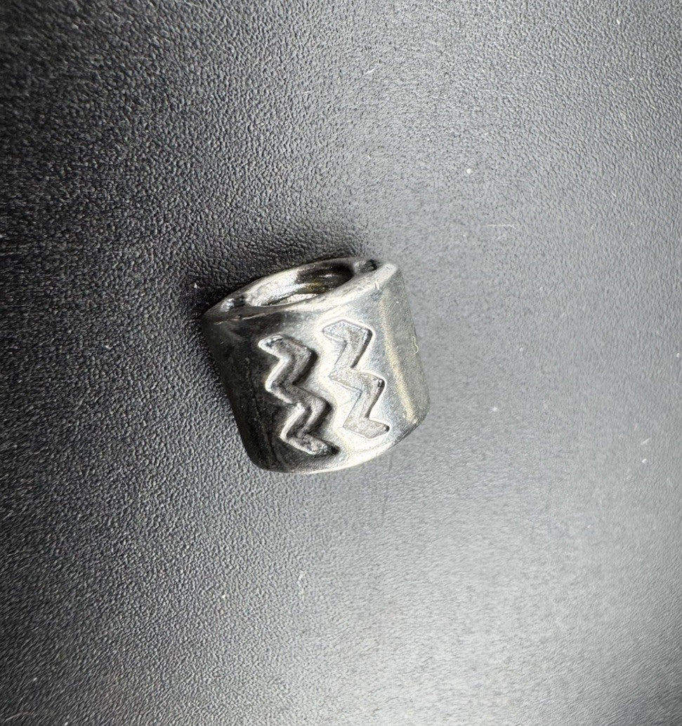Pandora ALE 925 Sterling Silver Celestial Aquarius Zodiac Sign Slide Charm