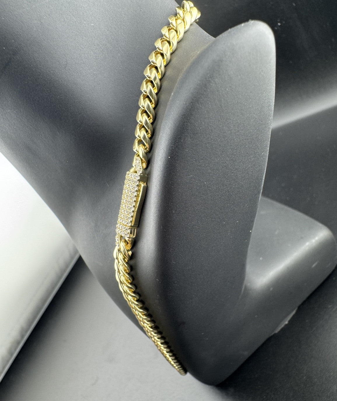 14K Yellow Gold Monaco Jingle Bell Cuban Link Chain 17in 7.66m 17.2 Gram Bold*